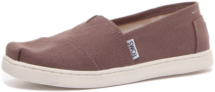 Toms Classic Youth In Brown For Kids