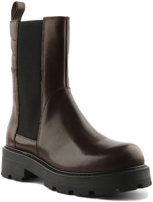 Vagabond Cosmo 2.0 Boots In Brown For Women