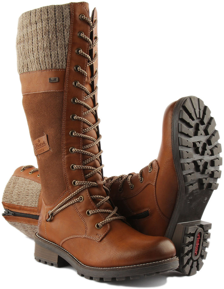 Rieker Z0442 In Brown For Women