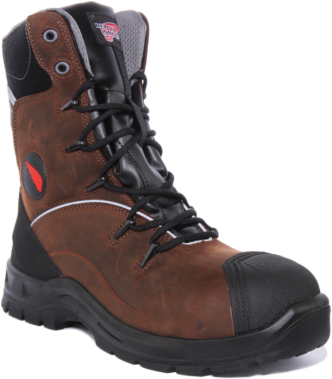 Red Wing In Brown For Men | Mens Safety Lace Up High Boots – 4feetshoes