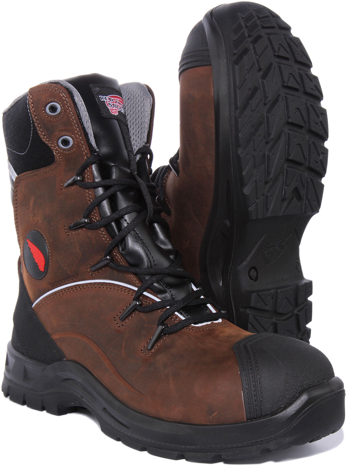 Red wing safety boots hot sale price