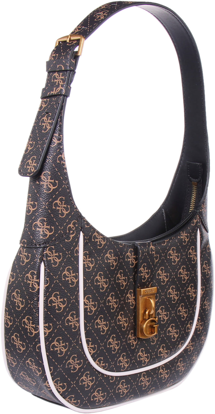 Guess Maimie Hobo In Brown For Women