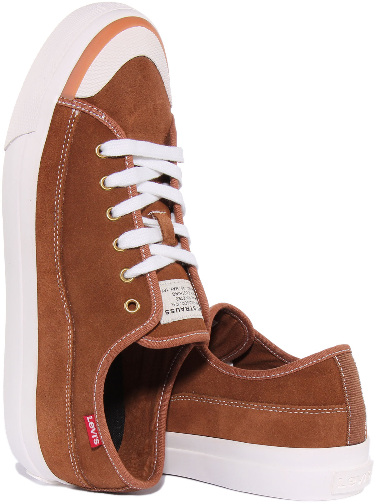 Levi's high best sale top canvas shoes