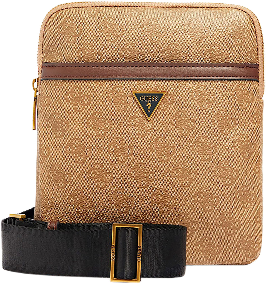 Guess Vezzola Smart Flat Crossbody - Brown - One Size