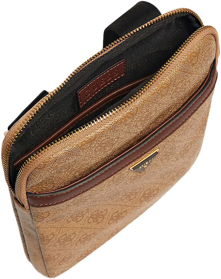 Guess Vezzola Cross Body 4G Bags In Brown For Men