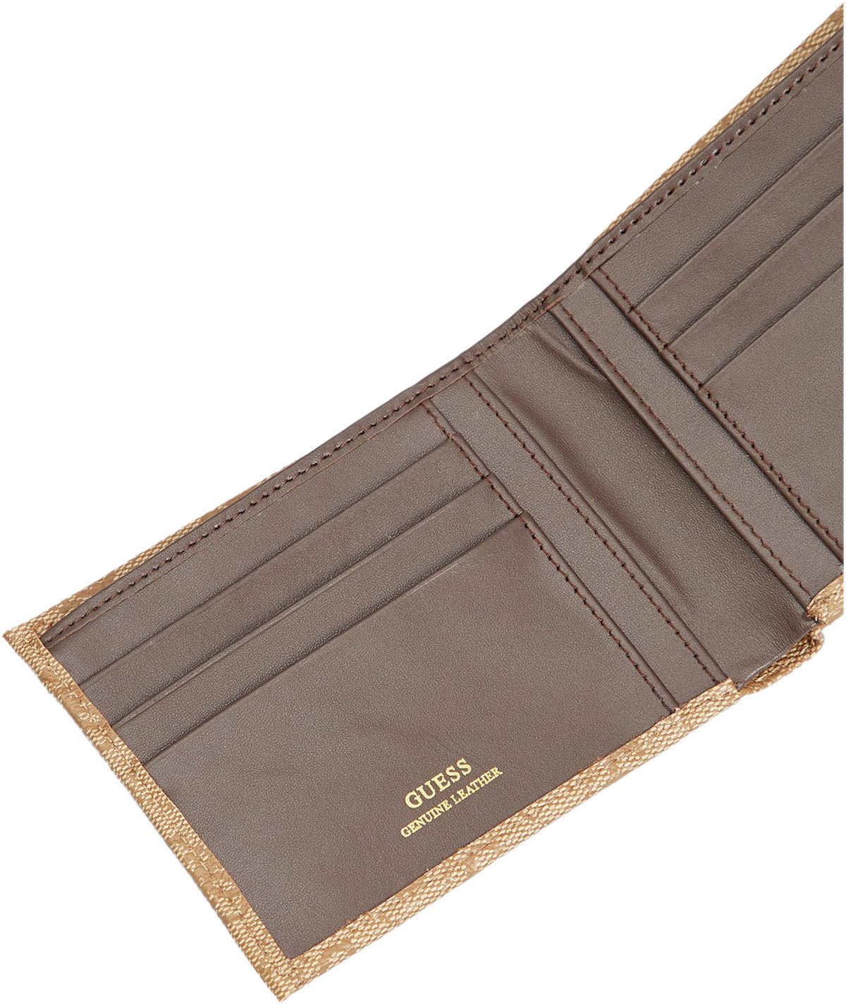 Guess Smvzlalea27 Vezzola In Brown For Men | card & Note Wallet