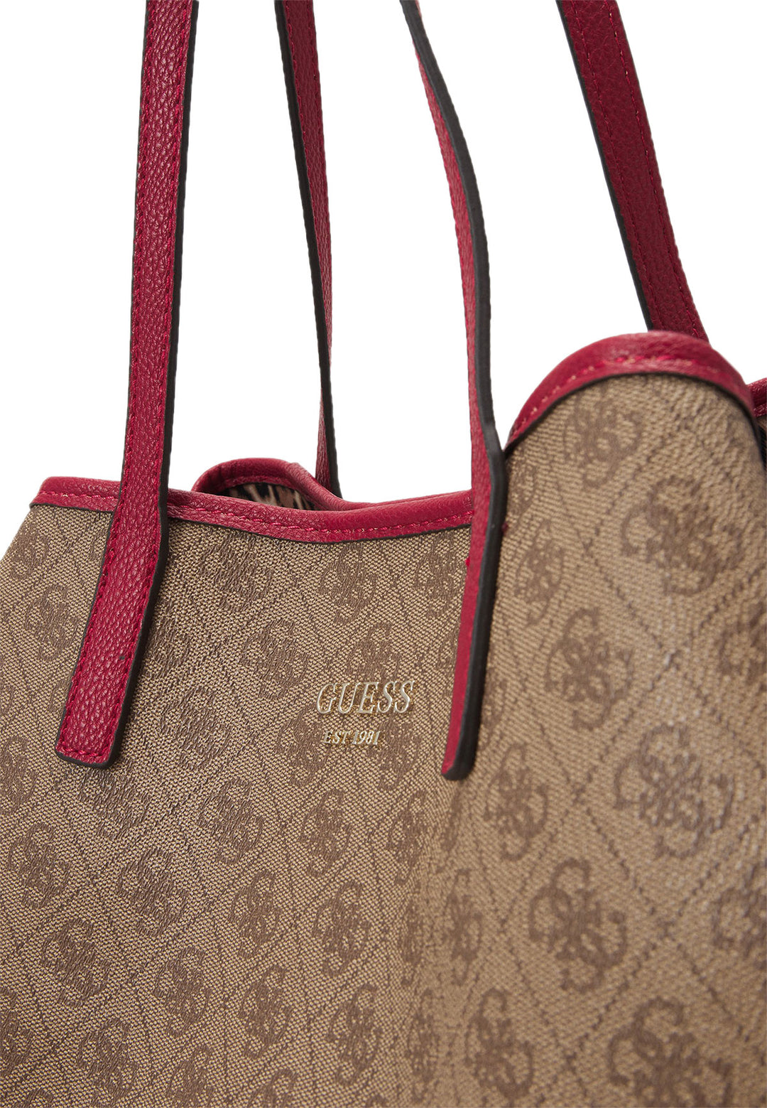 Guess Vikky Tote Bag In Beige For Women