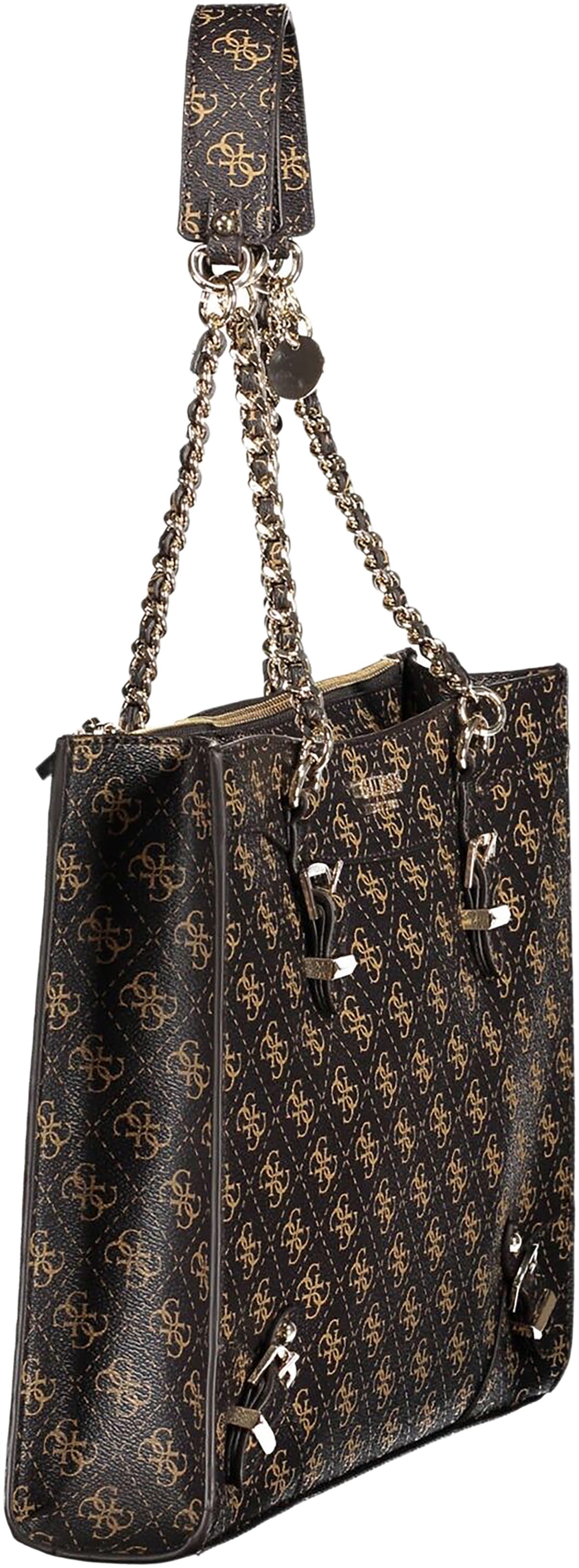 Guess Didi Society Borsa a mano in pelle sintetica da donna in marrone