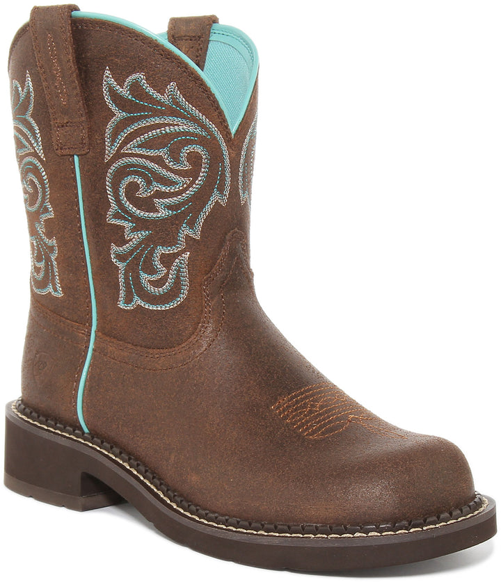 Ariat Fatbaby In Brown Blue For Women