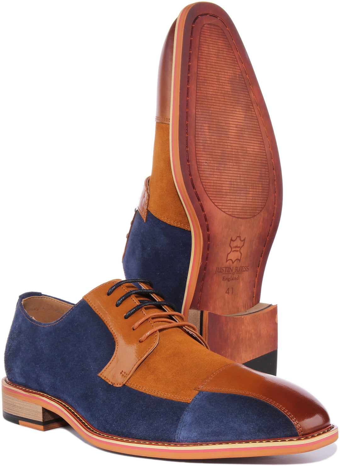 Justinreess England Jeff In Brown Blue For Men