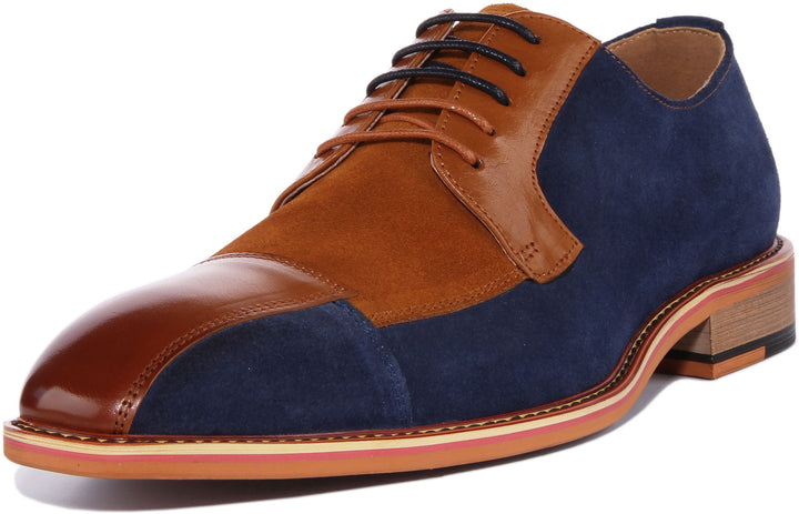 Justinreess England Jeff In Brown Blue For Men