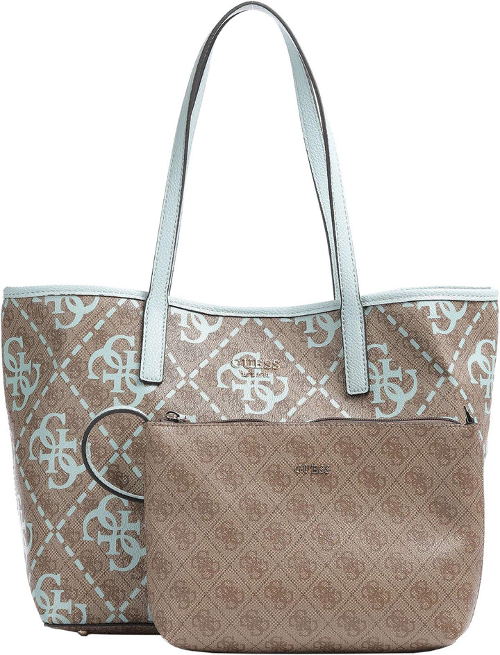 Guess Vikky Borsa sintetica con stampa logo 4G da donna in marrone blu