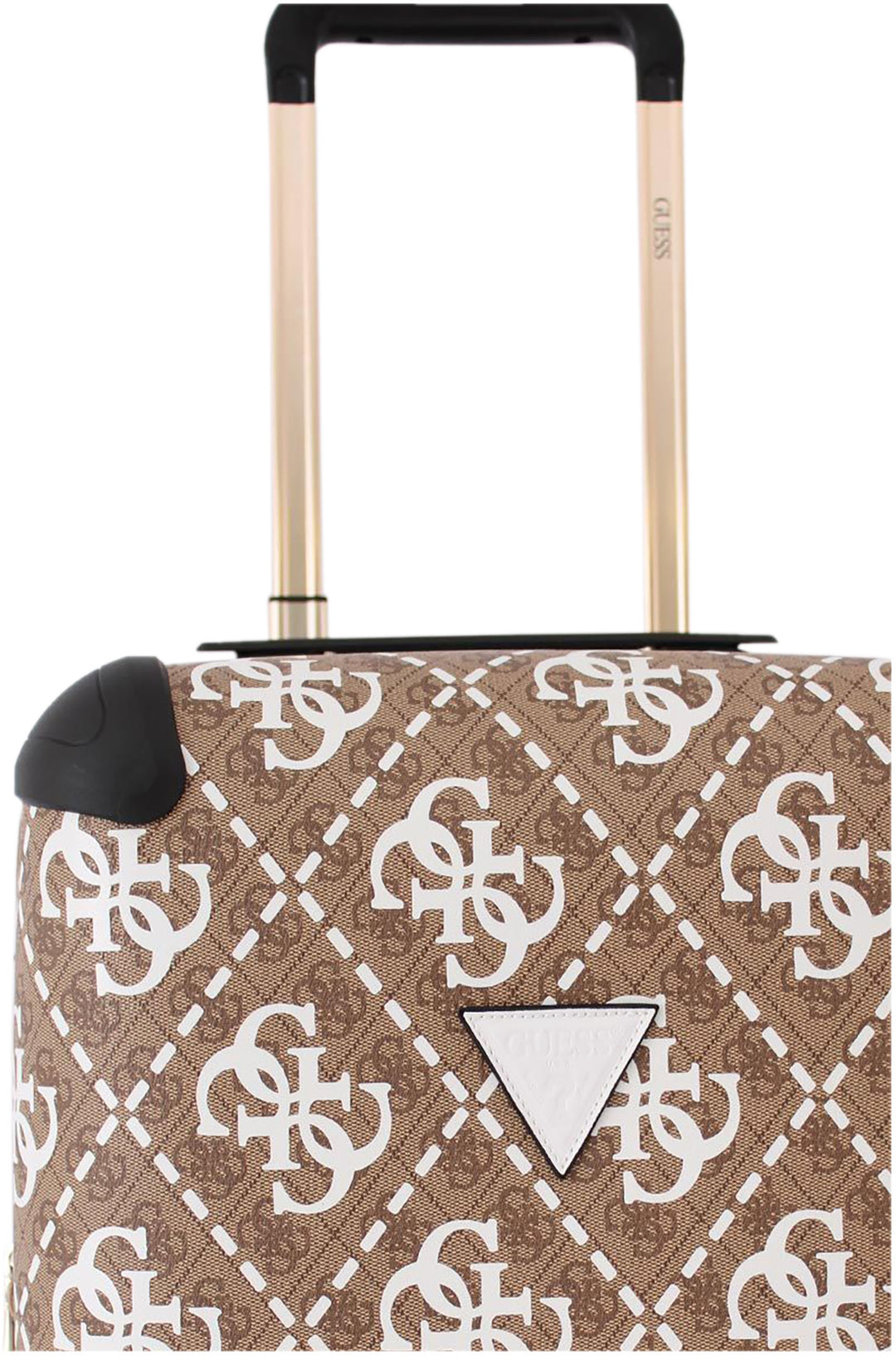 Guess 18inch Travel Luggage In Brown White