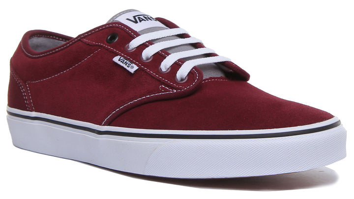 Vans Atwood Casual Trainer In Burgundy For Men