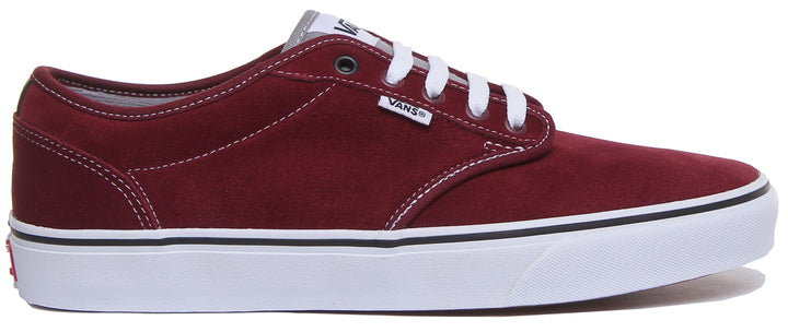 Vans Atwood Casual Trainer In Burgundy For Men