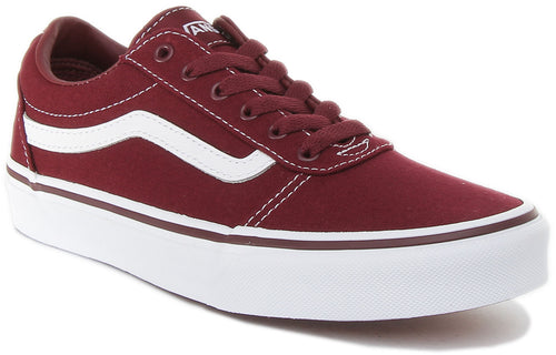 Ward Canvas In Burgundy Old Skool For Youth – 4feetshoes
