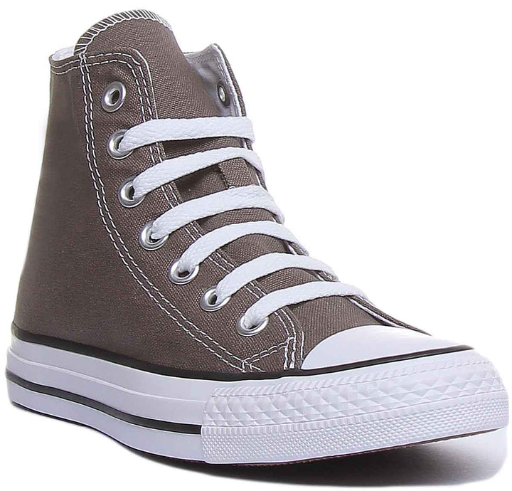 Converse All Star Hi Core Canvas Trainer In Charcoal For Men