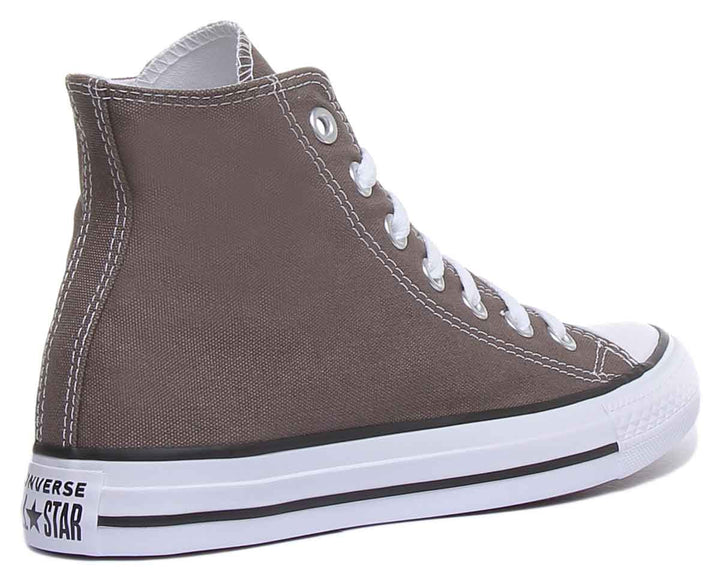 Converse All Star Hi Core Canvas Trainer In Charcoal For Women