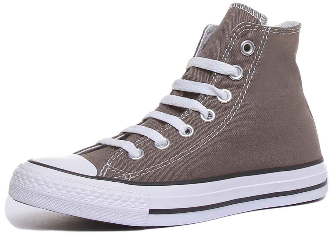 Converse All Star Hi Core Canvas Trainer In Charcoal For Men