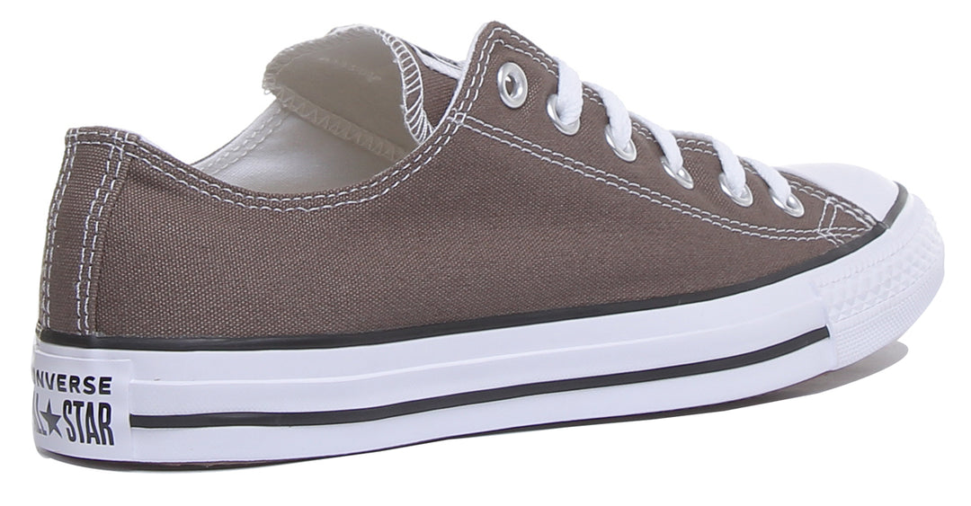Converse All Star Low Trainer In Charcoal For Men