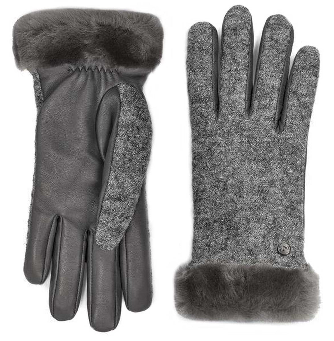 Ugg Australia Shorty Glove In Charcoal