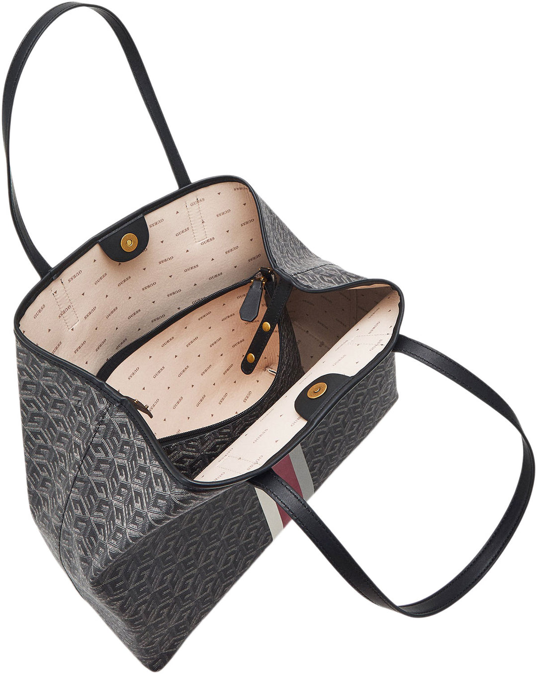 Guess Vikky Next Guess Bag Guess Vikky Tote Bag In Charcoal For