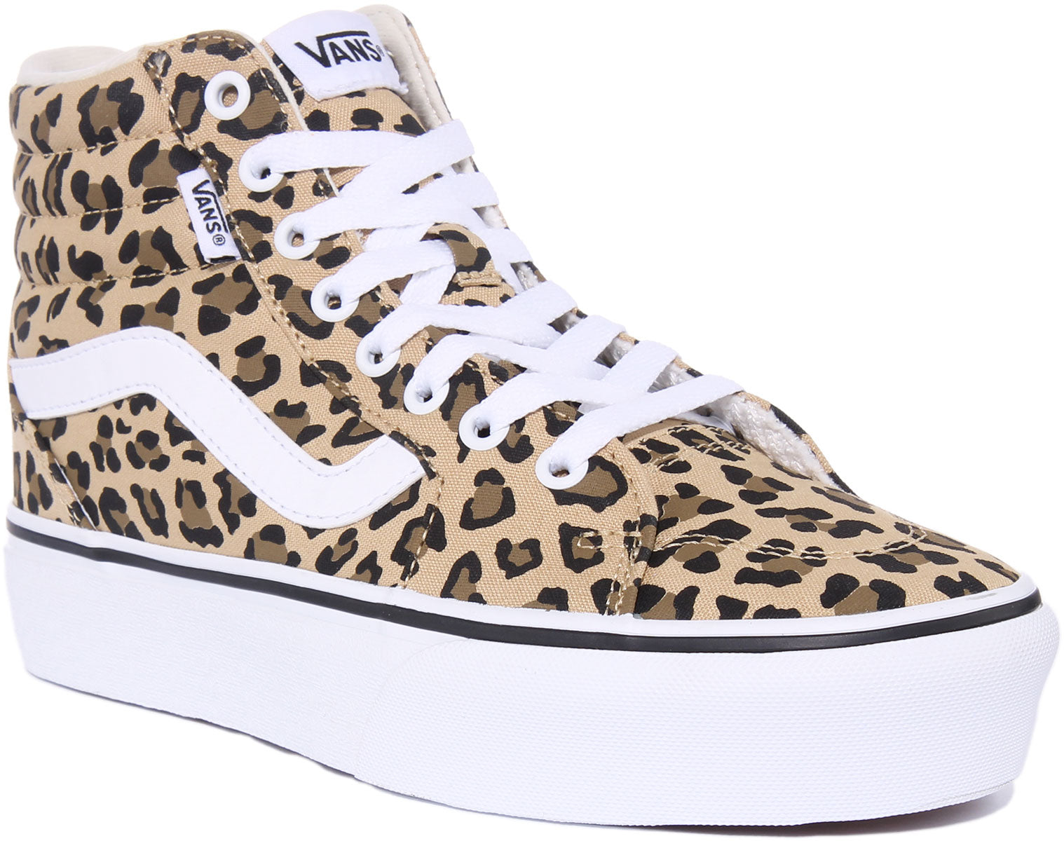 High top deals cheetah vans