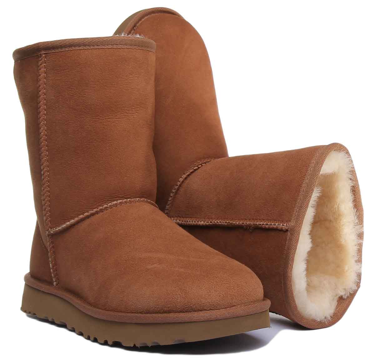 Ugg Australia Classic Short 2 In Chestnut 4feetshoes