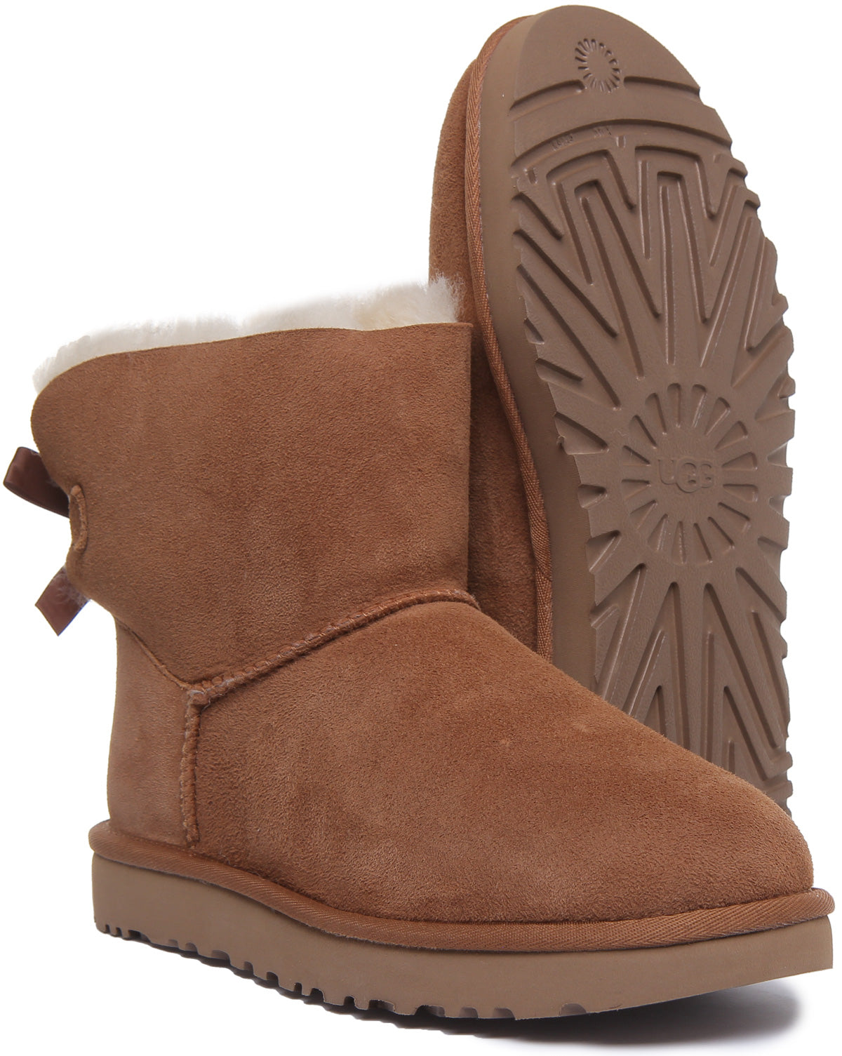 Ugg double deals bailey bow