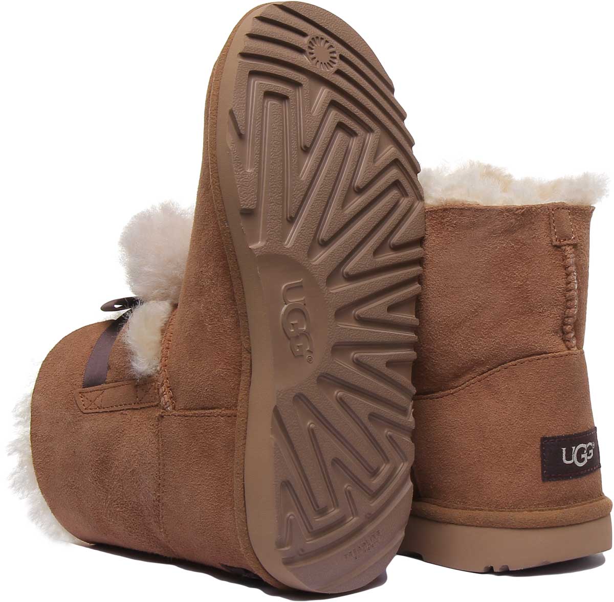 Ugg Australia K Gita In Chestnut For Kids 4feetshoes