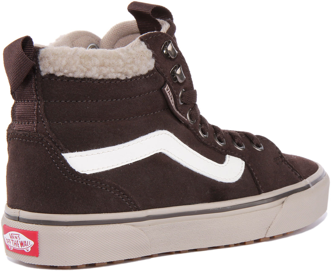High Top Vans With Fur Lining Vans Sk8 Hi Vans With Fur On The