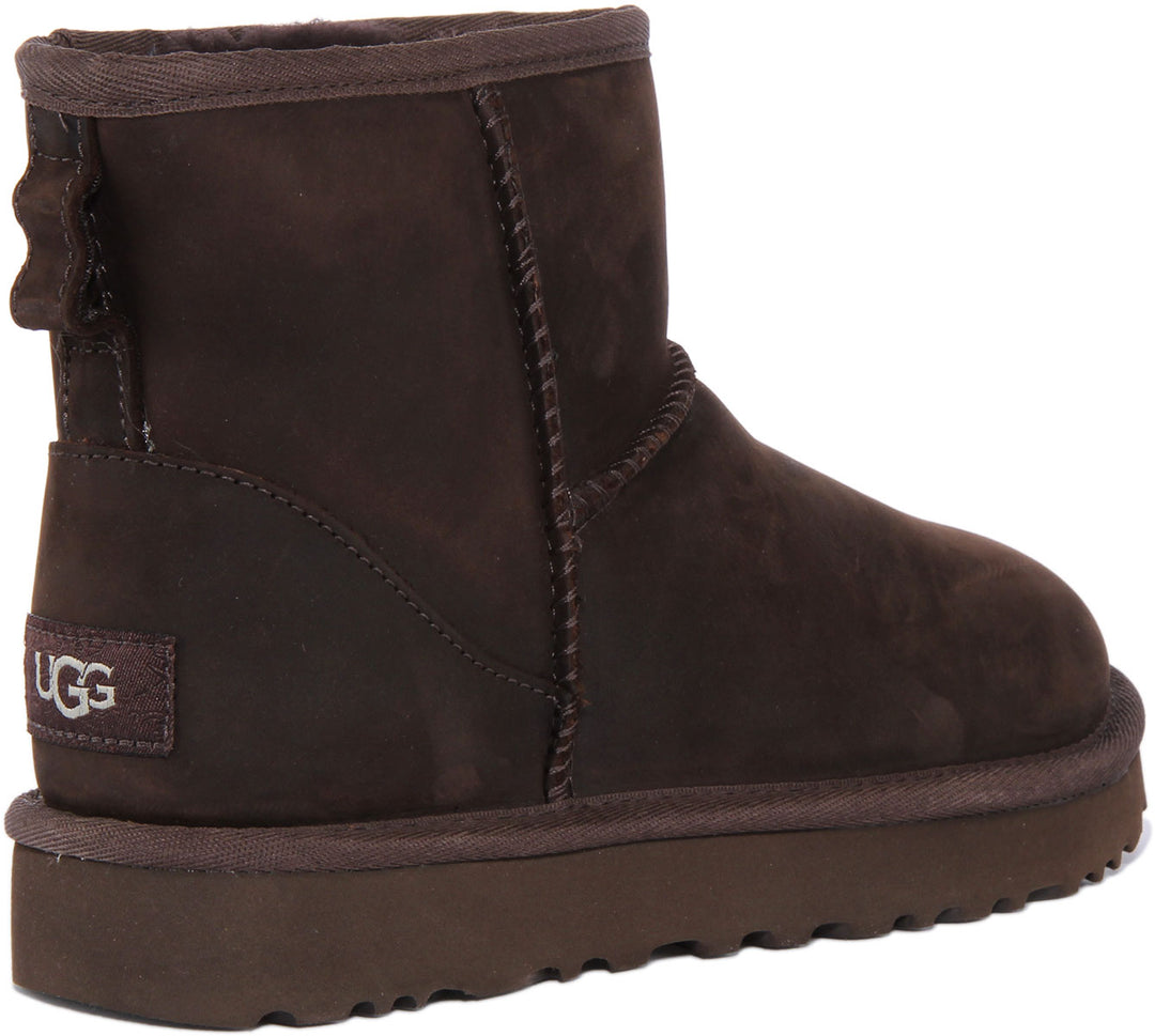 UGG Australia Ultra Mini Classic In Choco For Women Linned Boot