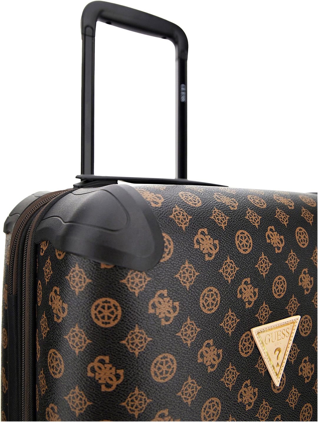 Guess Wilder 18 Inch Travel Luggage In Choco Brown 4G