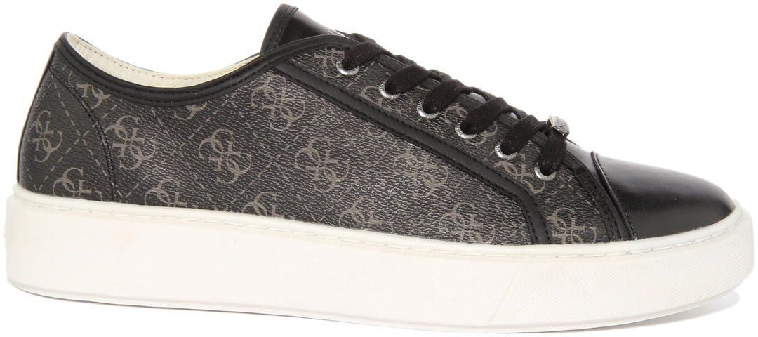 Guess Vice 4G Lace up Trainer In Coal For Men