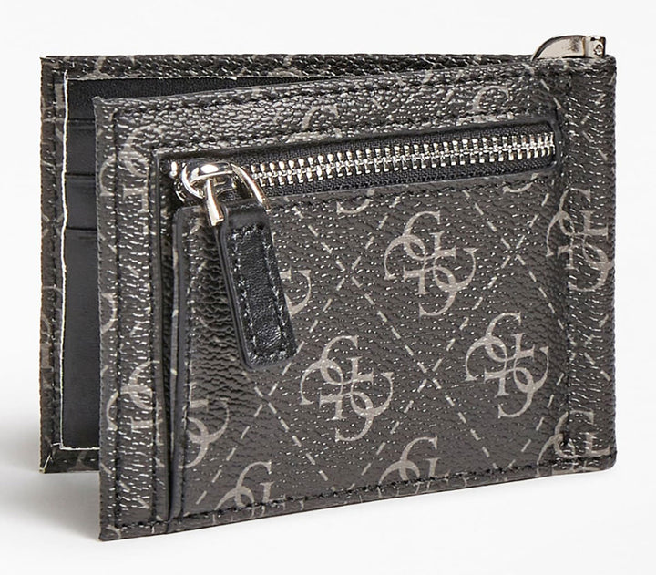 Guess Vezzola Wallet In Coal For Men