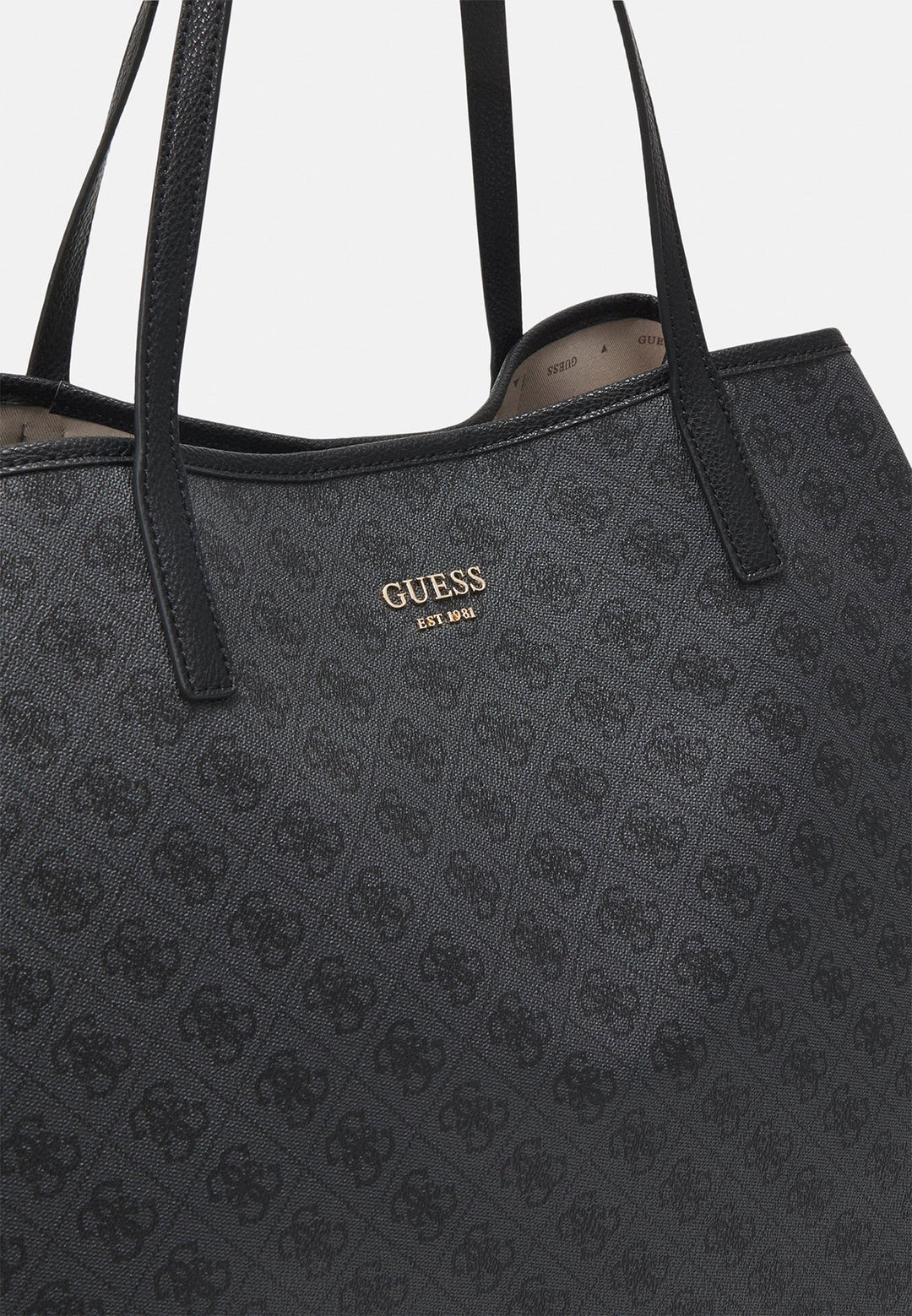 Guess Vikky Tote Bag In Coal For Women