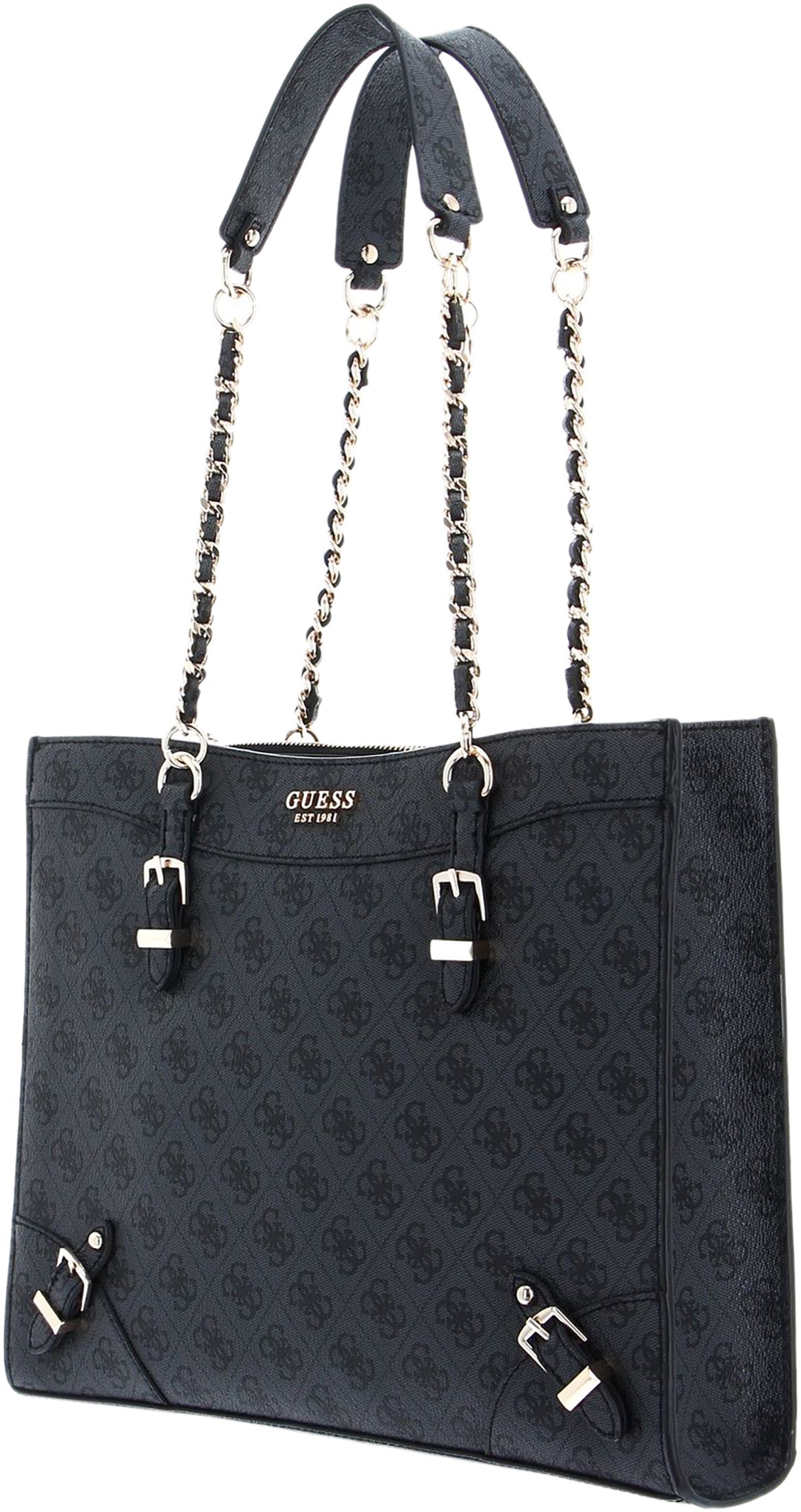 Guess Didi Society Tote Bag In Coal For Women