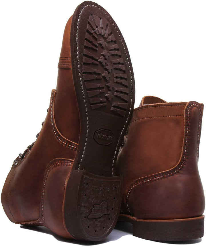 Red Wing Iron Ranger Stivaletti in pelle da uomo in rame