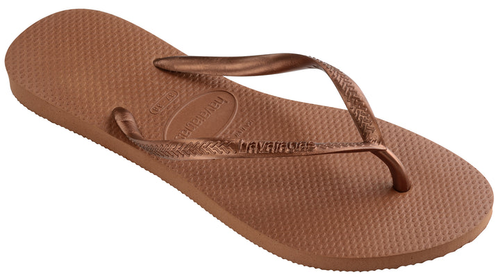 Havaianas Slim Frauen Schlanke Riemchen Sandale Kupfer