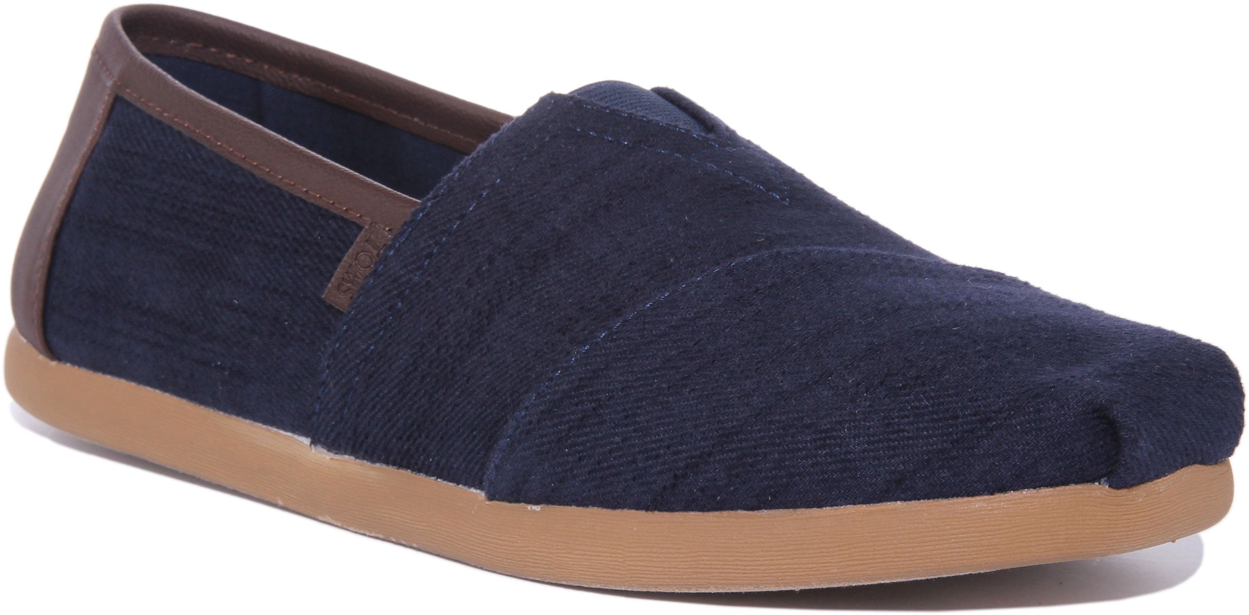 Toms Alpargata Herren Schwer Twill Schlupf Auf Turnschuhe Dunkelblau