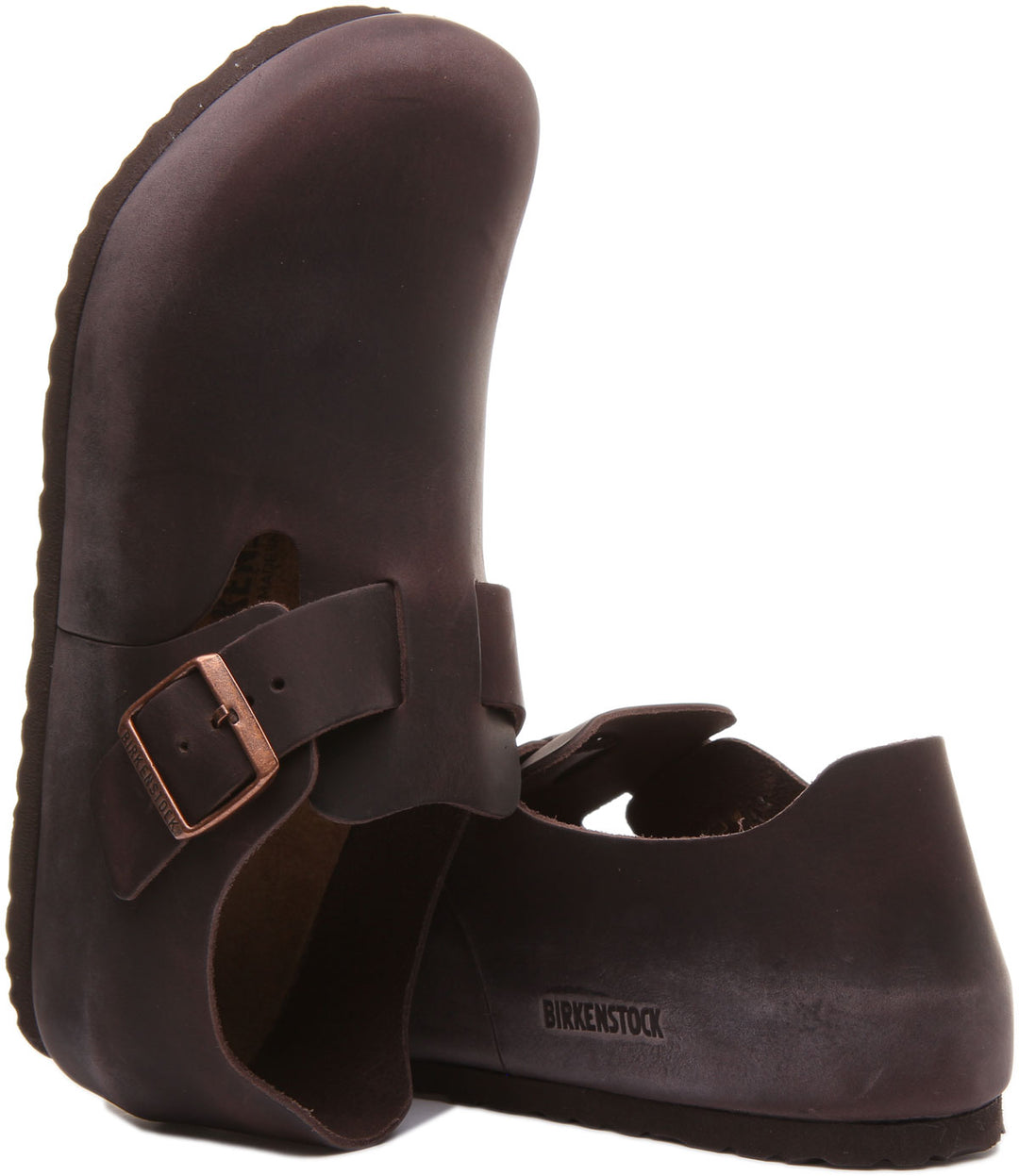 Birkenstock London Bs In Dark Brown For Men | Regular Fit