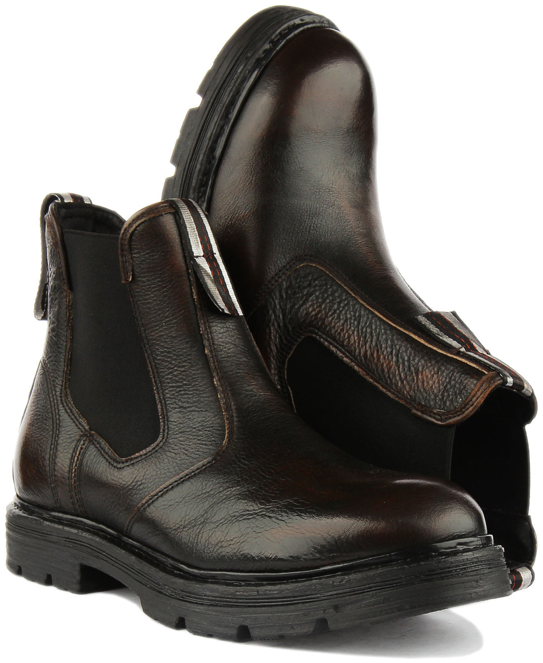 Replay Embry Chelsea Boots In Dark Brown For Men