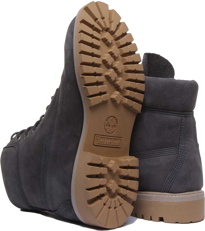 Timberland 6 Inch Waterproof Boots In Dark Grey For Men