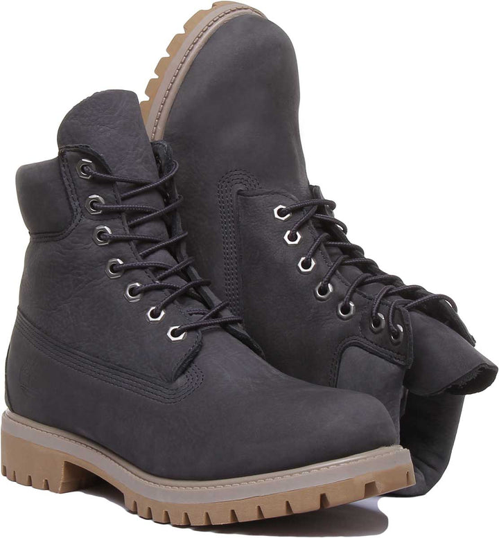 Timberland 6 Inch Waterproof Boots In Dark Grey For Men