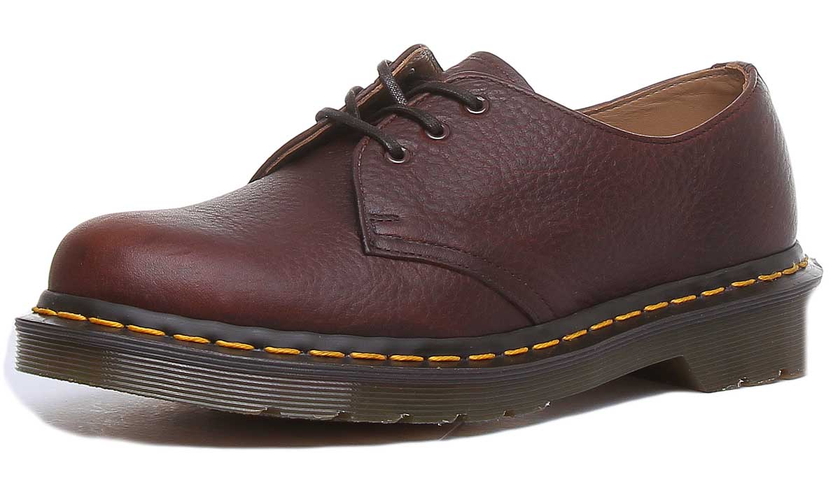 Dr. martens mie 1461 shop ripple in dark tan abandon