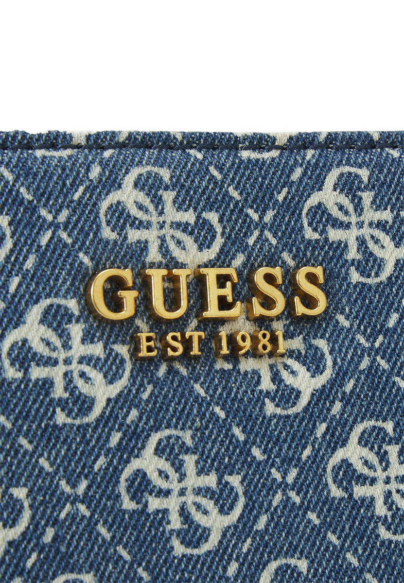 Guess The Zadie Shopper Bag In Denim For Women