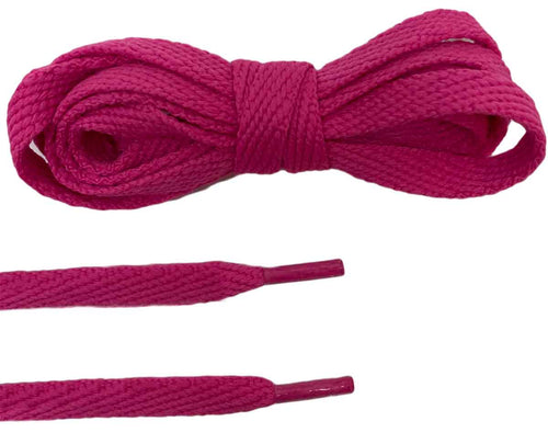 Tipstar Laces Flat Laces In Fuchsia