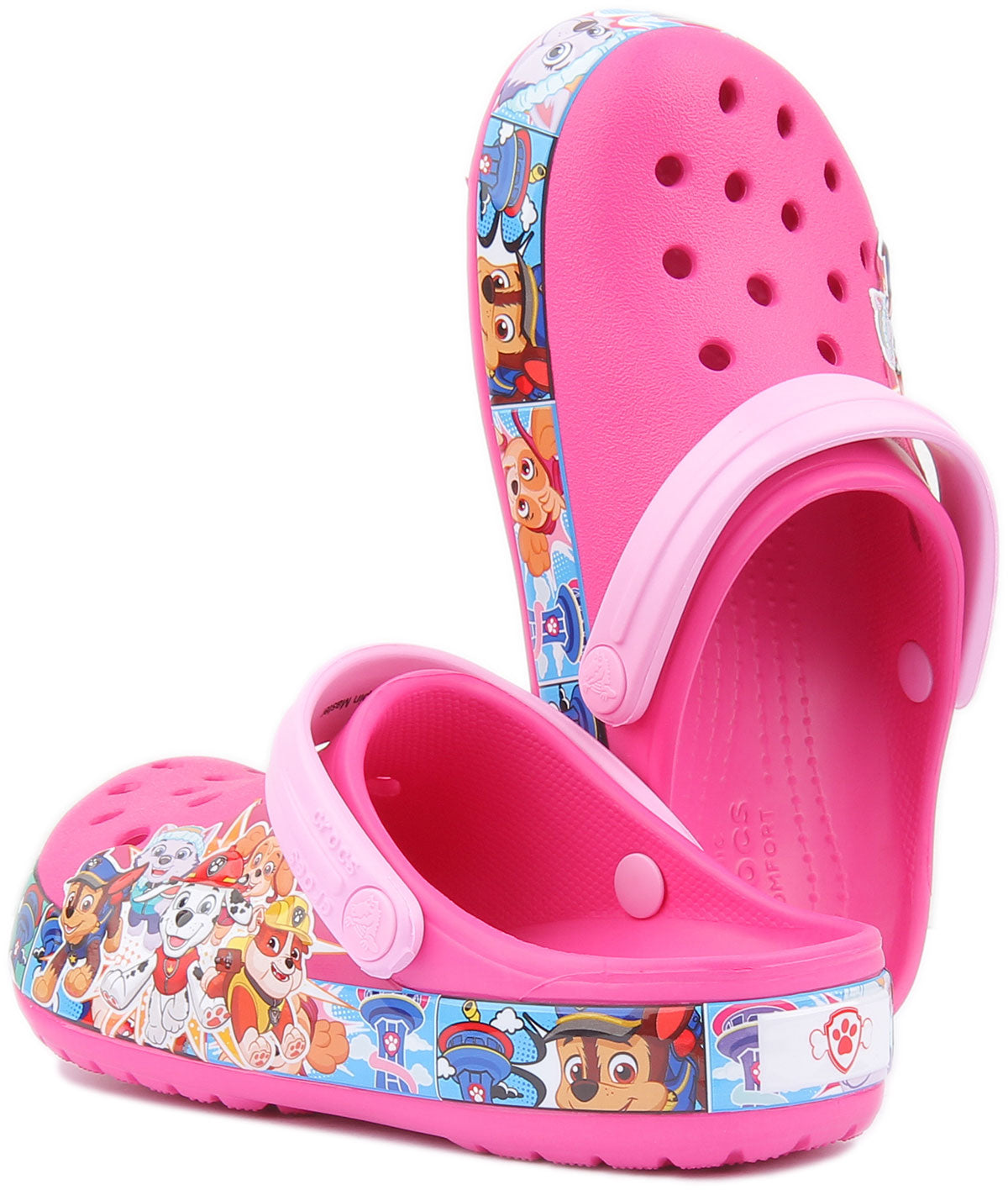 Paw patrol crocs store pink