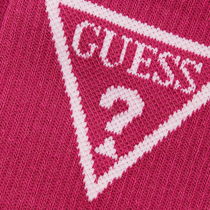 Guess Erin Chaussettes en coton pour femmes en fuchsia