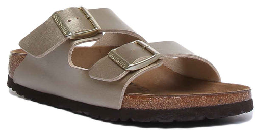 Birkenstock Arizona In Gold | Regular Fit